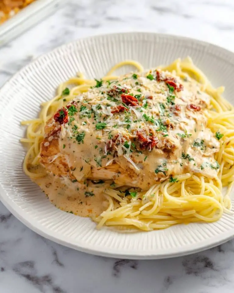 Creamy Crock Pot Tuscan Chicken Recipe