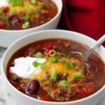 Touchdown Chili Recipe