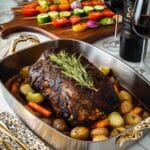Greek Roasted Lamb Shoulder with Potatoes and Lemon Pan Sauce Recipe
