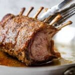 Rack of Lamb with Mushroom Sauce Recipe