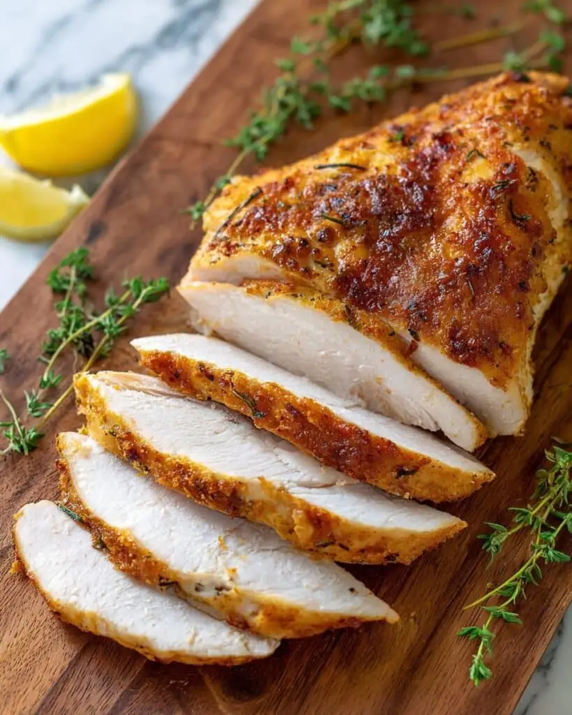 Oven-Roasted Turkey Breast with Herb Butter Recipe