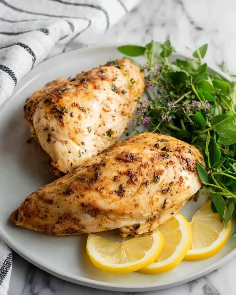 Baked Greek Chicken Breast with Souvlaki Marinade Recipe