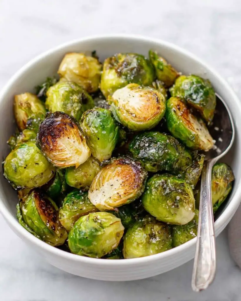 Golden Roasted Brussels Sprouts Recipe