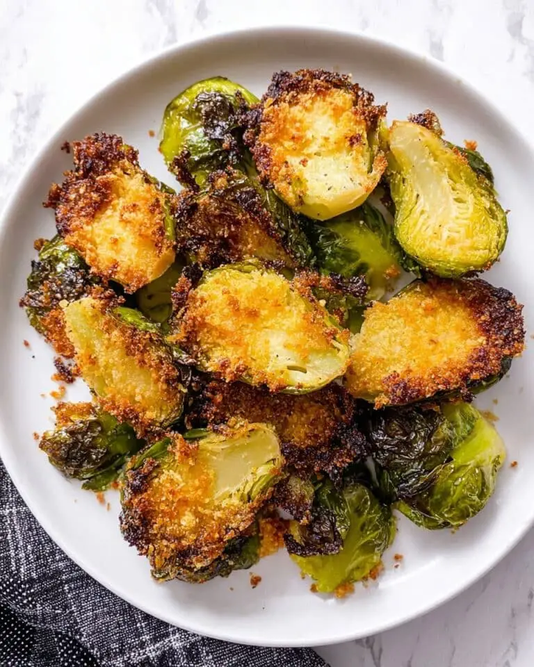 Parmesan Roasted Brussels Sprouts Recipe