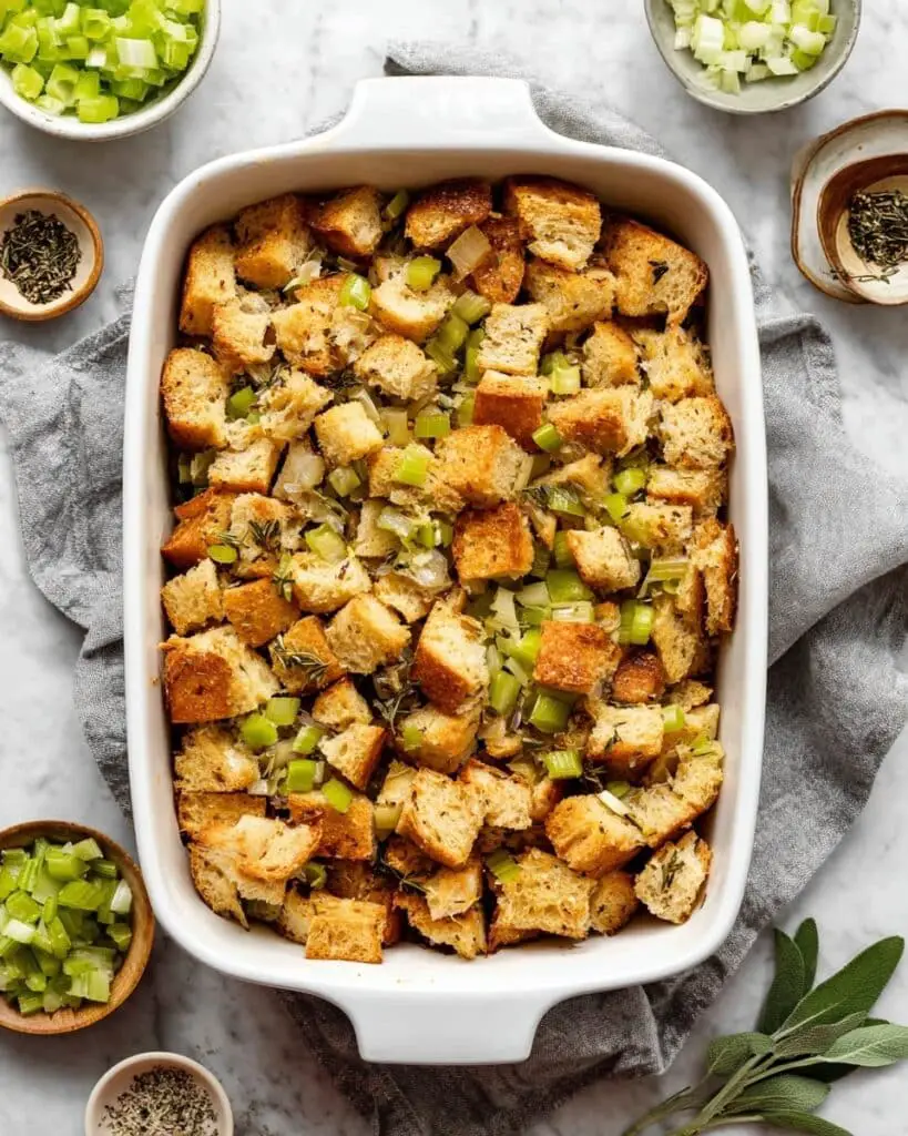 Homemade Classic Vegetable Stuffing Recipe
