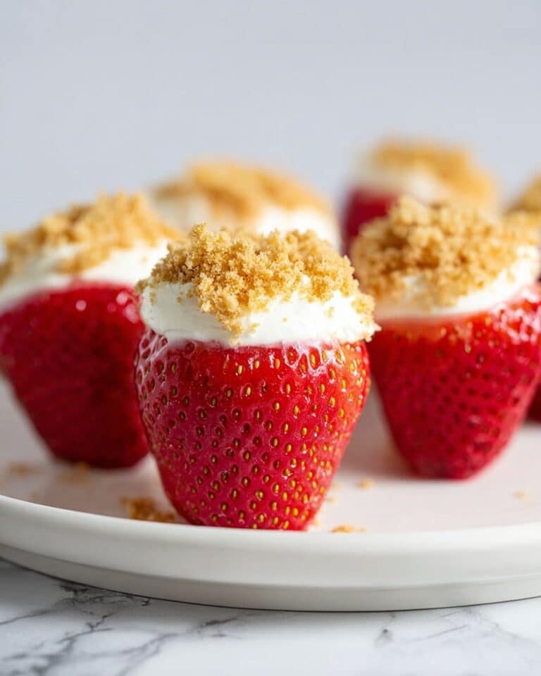 Cheesecake Stuffed Strawberries Recipe