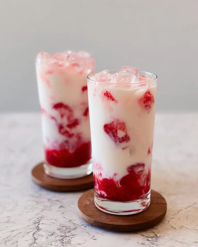 Fresh Korean Strawberry Milk Recipe