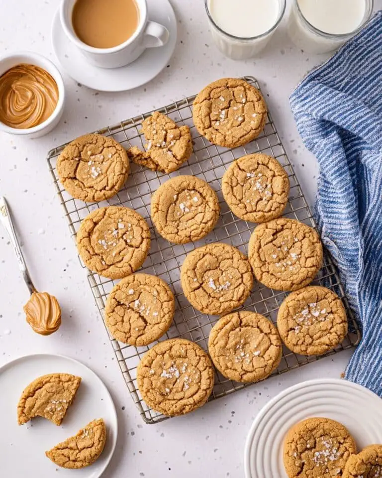 Chewy Peanut Butter Cookies Recipe