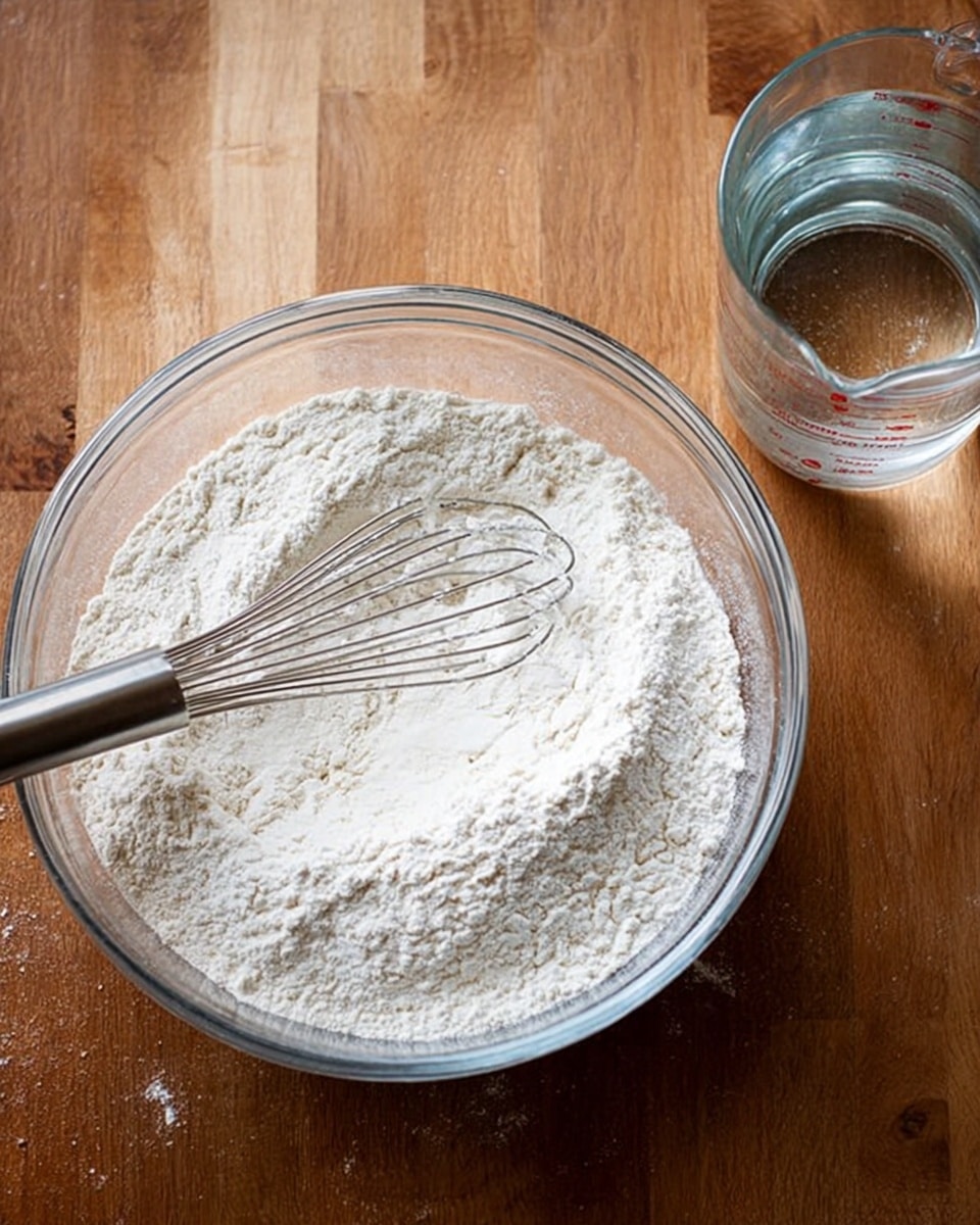 The image shows a loaf of bread sliced into seven pieces arranged in a vertical stack. The top and bottom slices show a thick, golden-brown crust with a rough, slightly bumpy texture. Each of the five inner slices displays a soft, light cream-colored crumb with many small and medium air pockets, creating a spongy look. The bread is placed on a wooden surface with a natural wood grain pattern. photo taken with an iphone --ar 4:5 --v 7