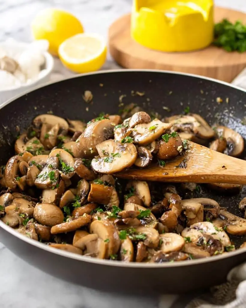 Garlic Herb Mushrooms (Cowboy Butter) Recipe