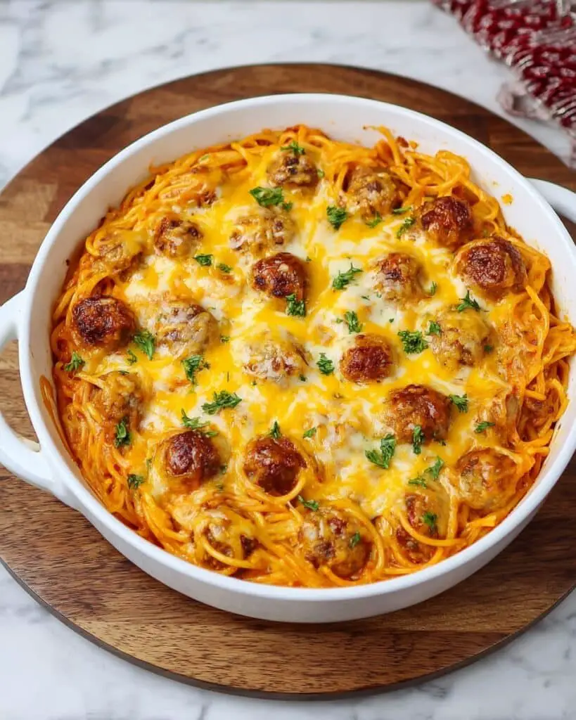 Leftover Spaghetti Bake Recipe