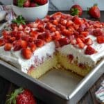 Strawberry Whipped Cream Cake Recipe
