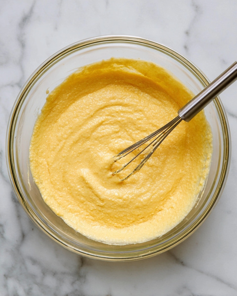 A round, single-layer lemon cake with a light golden-brown crust is placed on a white plate sitting on a white marbled surface. The top of the cake is covered with a fine dusting of white powdered sugar, and it is decorated with thin lemon slices and small white flowers arranged near the edge. Three triangular slices of the cake, showing a soft, moist, and slightly crumbly yellow interior, are cut out and positioned leaning on the whole cake. In the background, a white cup and saucer partially appear. Photo taken with an iphone --ar 4:5 --v 7