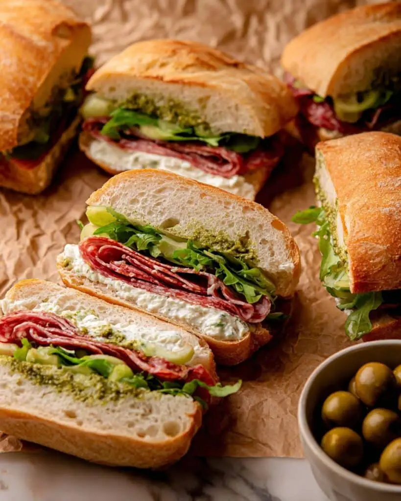 Burrata, Prosciutto, and Coppa Sandwich Recipe