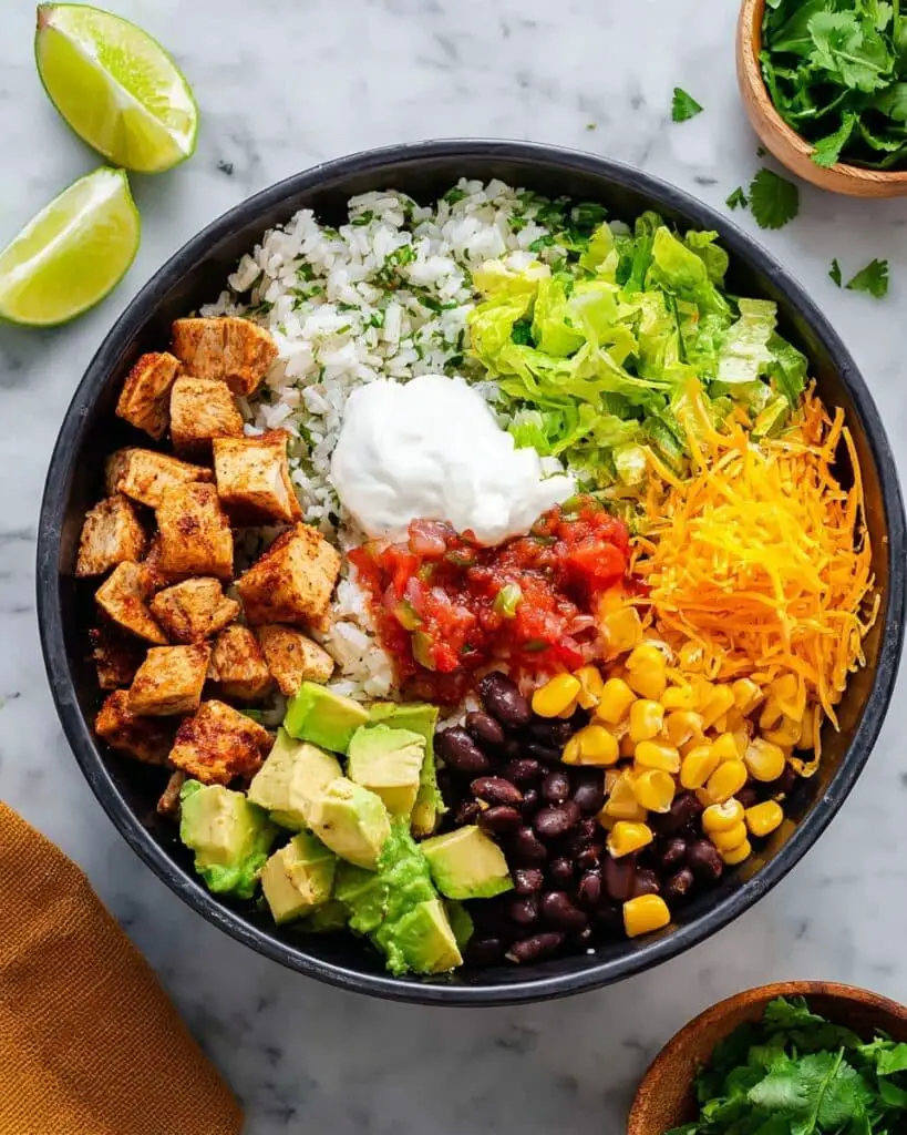 Copycat Chipotle Chicken Burrito Bowl Recipe