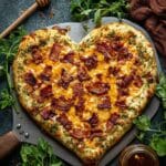 Gluten-Free Hot Honey Bacon Pizza [Valentine's Day Edition] Recipe