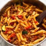 Veggie Meat Sauce Pasta Recipe