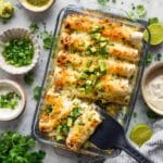 Poblano Ground Turkey Enchiladas Recipe