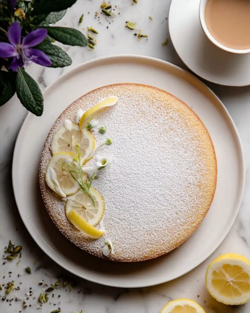 Gluten Free Lavender Lemon Cake Recipe