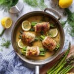 Asparagus Chicken Roll-Ups with Lemon Sauce Recipe
