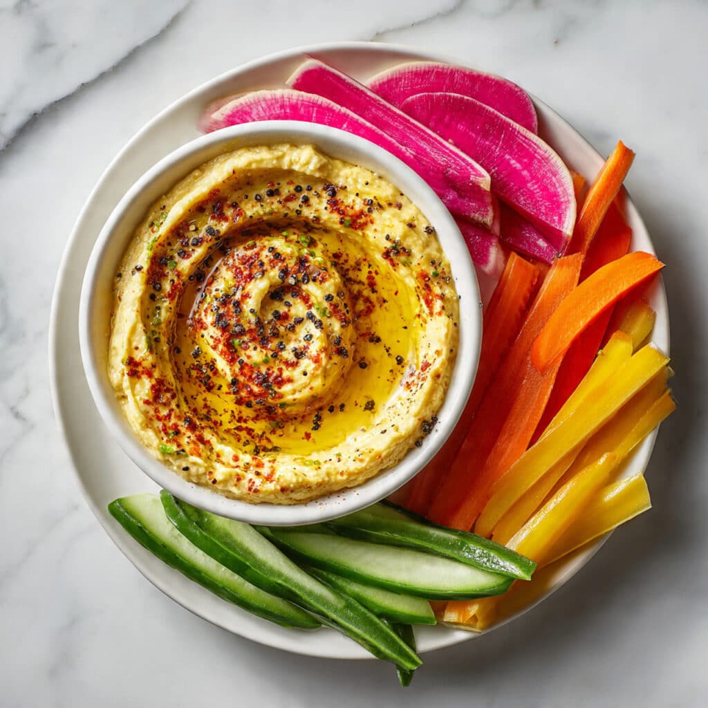 Roasted Carrot Hummus Recipe