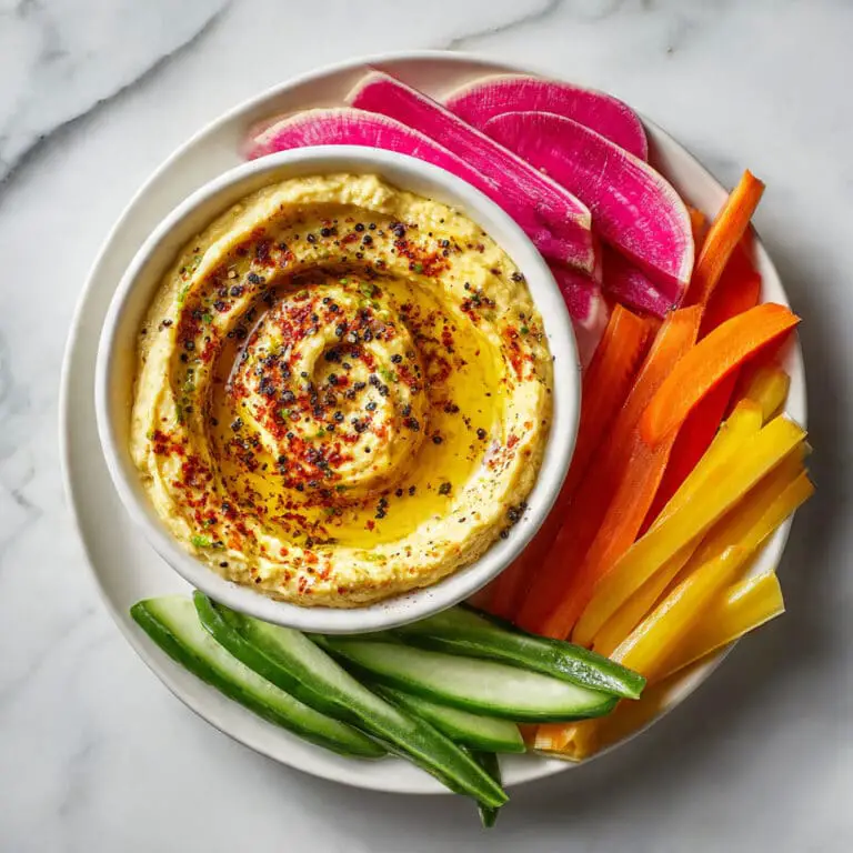 Roasted Carrot Hummus Recipe