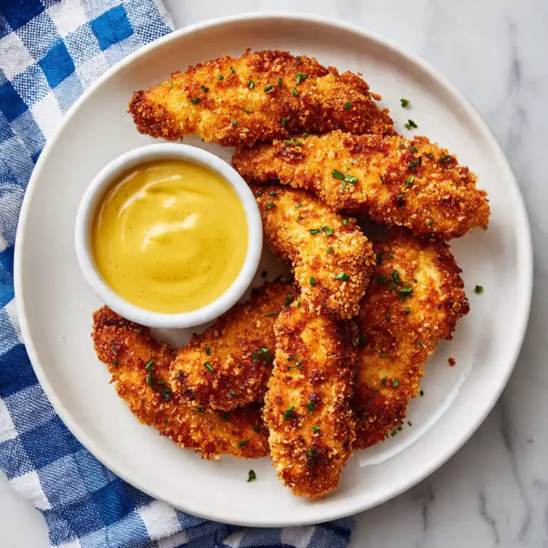Baked Crispy Parmesan Chicken Tenders Recipe