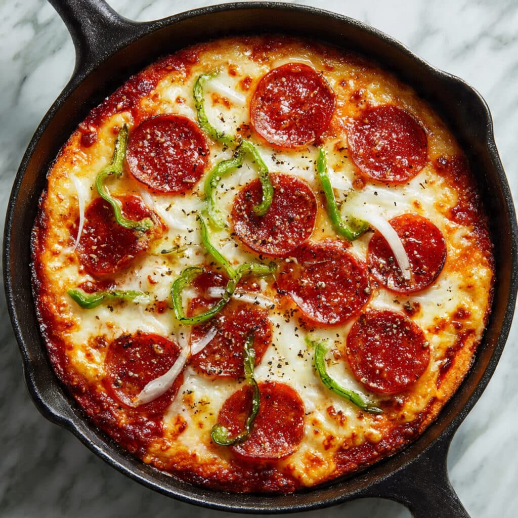 Cast Iron Skillet Pizza Recipe