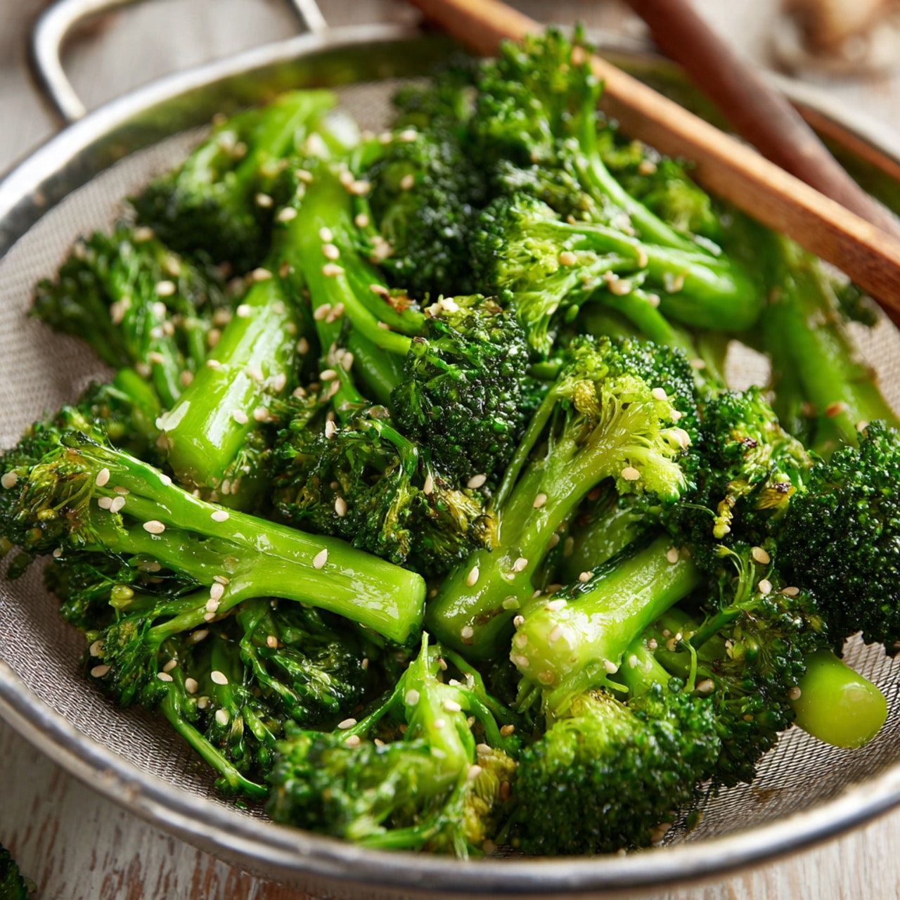 The dish is served in a white bowl resting on a white marbled surface. It has three layers: the bottom layer is white steamed rice, soft and slightly sticky, covering the base of the bowl. On top of the rice, arranged in the center right of the bowl, are sliced pieces of grilled chicken with a shiny, dark brown glaze and grill marks, sprinkled with sesame seeds and small green onions. On the left side of the bowl, there are bright green broccoli florets, steamed and fresh looking, placed beside the chicken and rice. The colors are rich and contrasting, with the white rice, dark glazed chicken, and vibrant green broccoli. photo taken with an iphone --ar 4:5 --v 7