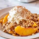 Peach Crisp with Frozen Peaches Recipe
