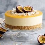 Vegan Passion Fruit Mousse Cake Recipe