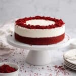 Red Velvet Vegan Cheesecake Cake Recipe