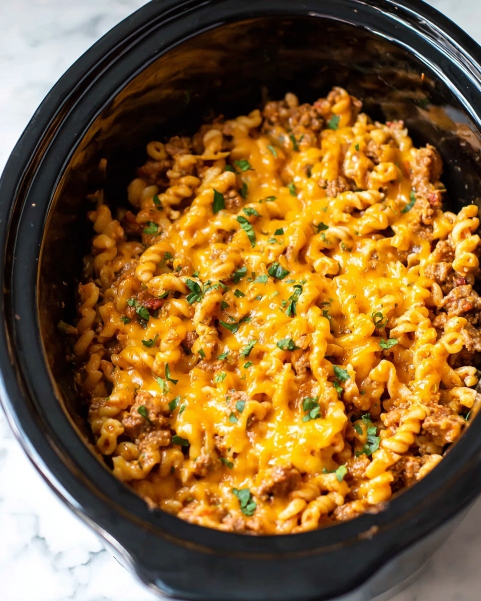 Slow Cooker Chili Mac Recipe