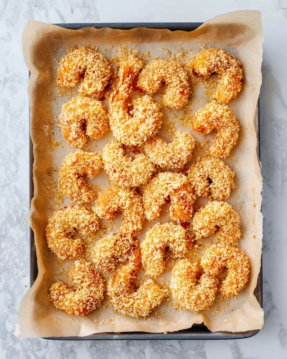 A white plate on a white marbled surface holds a group of golden brown fried shrimp rings with a crunchy texture, uneven and crispy around the edges. Beside the shrimp, there are three lemon wedges with bright yellow skin and juicy pale yellow insides. In the center near the lemon wedges sits a small white bowl filled with thick, bright red sauce that has a slightly chunky texture. Photo taken with an iphone --ar 4:5 --v 7