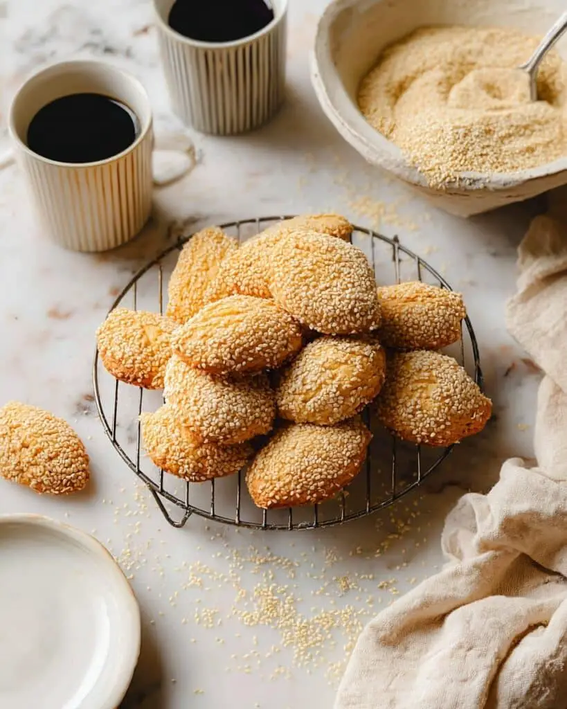 Italian Sesame Seed Cookies (Giuggiulena) Recipe