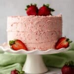 Strawberry Cake from Scratch Recipe
