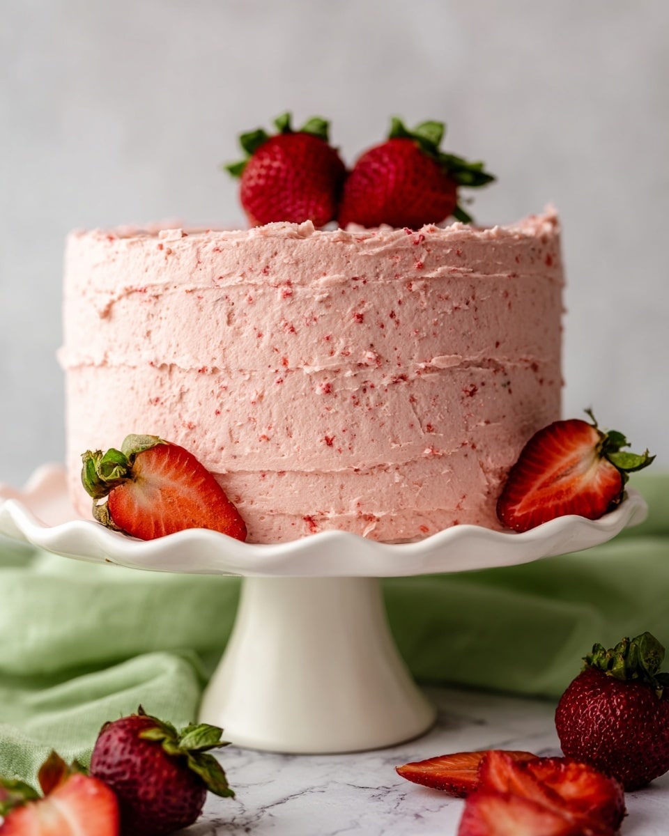 Strawberry Cake from Scratch Recipe