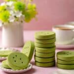 Buttery Matcha Shortbread Cookies Recipe