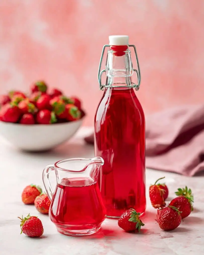 Fresh Strawberry Simple Syrup Recipe