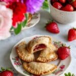 Flaky Strawberry Hand Pies with Roasted Strawberry Filling Recipe