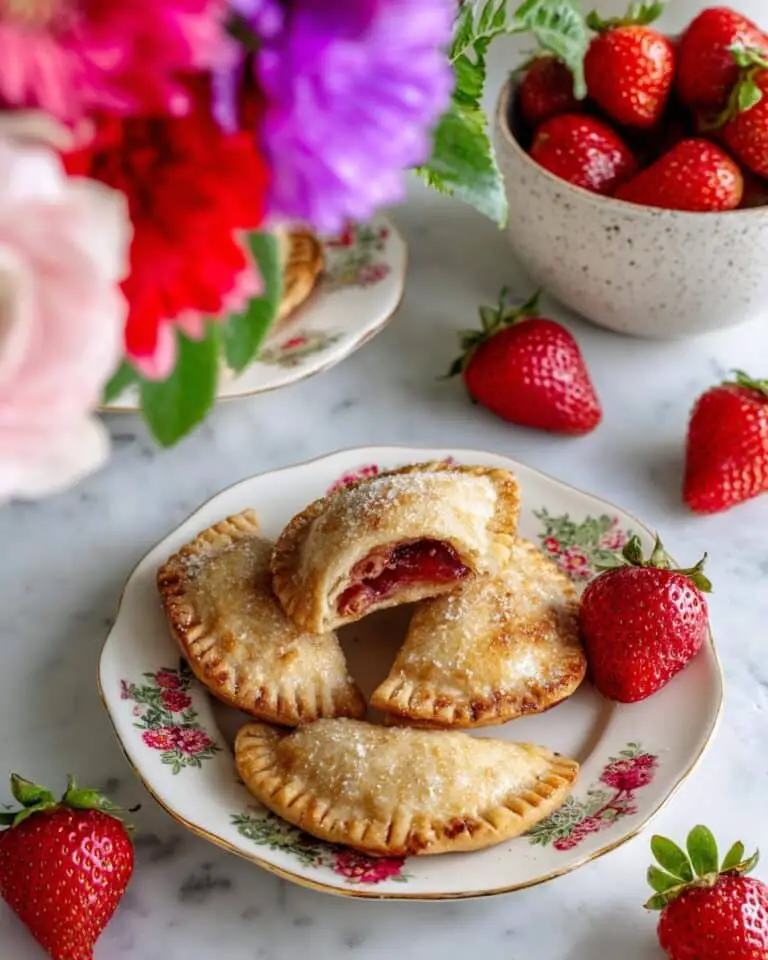 Flaky Strawberry Hand Pies with Roasted Strawberry Filling Recipe