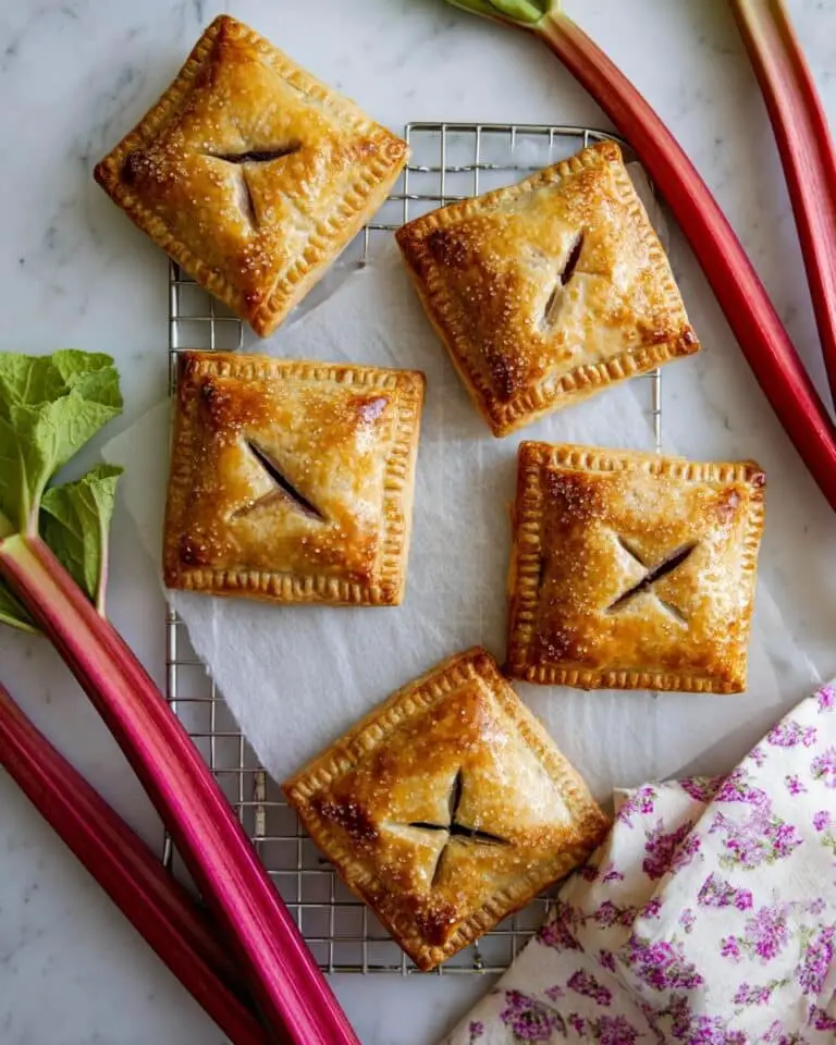 Rhubarb Hand Pies with Mascarpone Filling Recipe