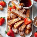 Air Fryer French Toast Sticks with Orange Cinnamon Custard Recipe