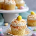 Moist & Fluffy Coconut Easter Cupcakes Recipe