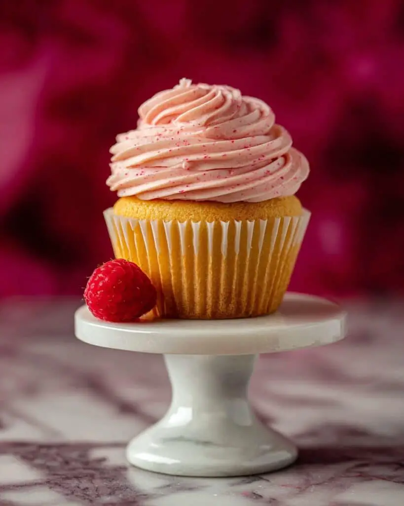 Raspberry Buttercream with Fresh Raspberries Recipe