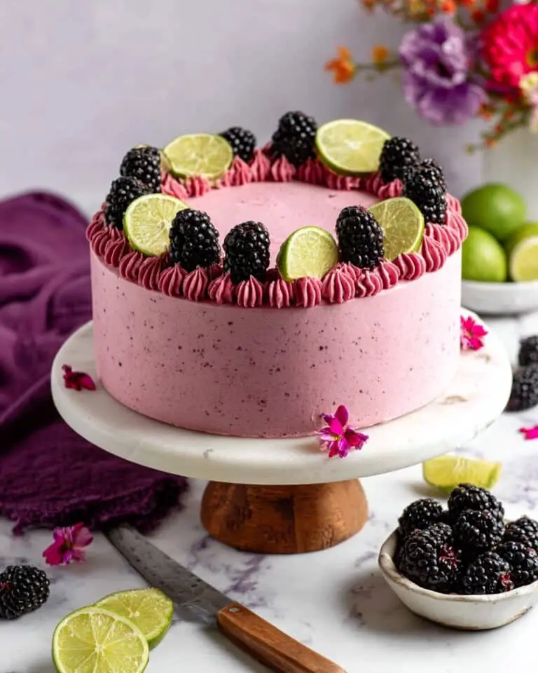 Blackberry Lime Cake Recipe