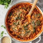 One Pot Creamy Ground Beef and Orzo (Dairy Free) Recipe