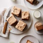 Apple Applesauce Cake with Caramel Penuche Frosting Recipe
