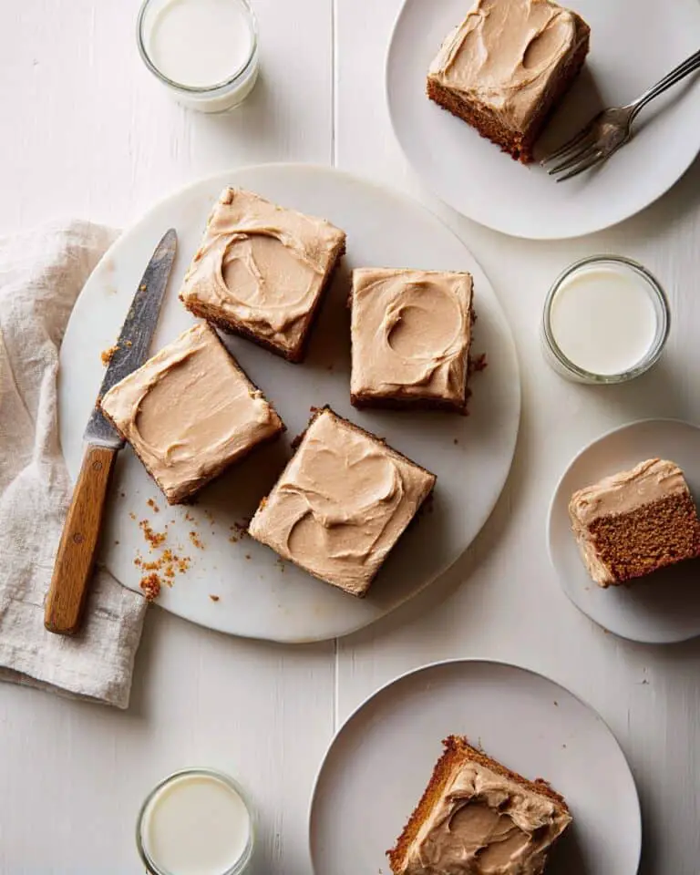Apple Applesauce Cake with Caramel Penuche Frosting Recipe
