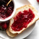 Easy Bourbon Strawberry Jam (No Pectin, No Canning) Recipe